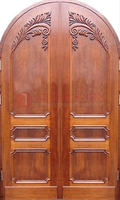 Металлическая арочная дверь ДА-9 в салон красоты в Серпухове
