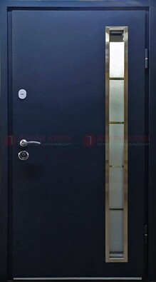 Металлическая дверь с порошковым покрытием и МДФ Белый дуб ДП-219 в Серпухове