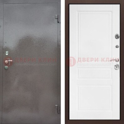 Входная стальная дверь с порошковым окрасом и МДФ внутри ДП-311 в Серпухове