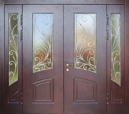 Парадная дверь ДПР-58 с остеклением в Серпухове