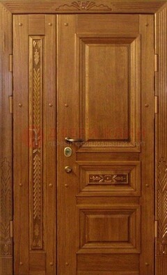Распашная металлическая парадная дверь ДПР-62 в Серпухове