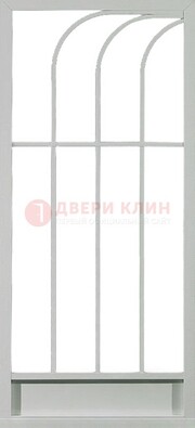 Современная железная решетчатая дверь ДР-39 в Серпухове