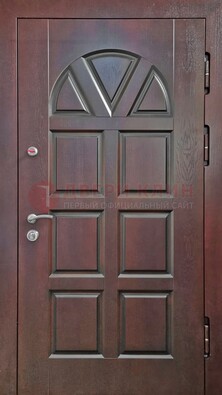 Уличная стальная дверь с виноритом ДВТ-166 в Серпухове