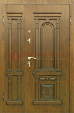 Полуторная железная дверь с виноритом ДВТ-174 в Серпухове