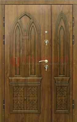 Входная дверь с виноритом и узором ДВТ-181 в Серпухове