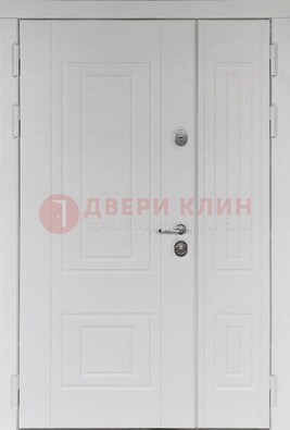 Классическая полуторная входная дверь для дома ПЛ-3 в Серпухове